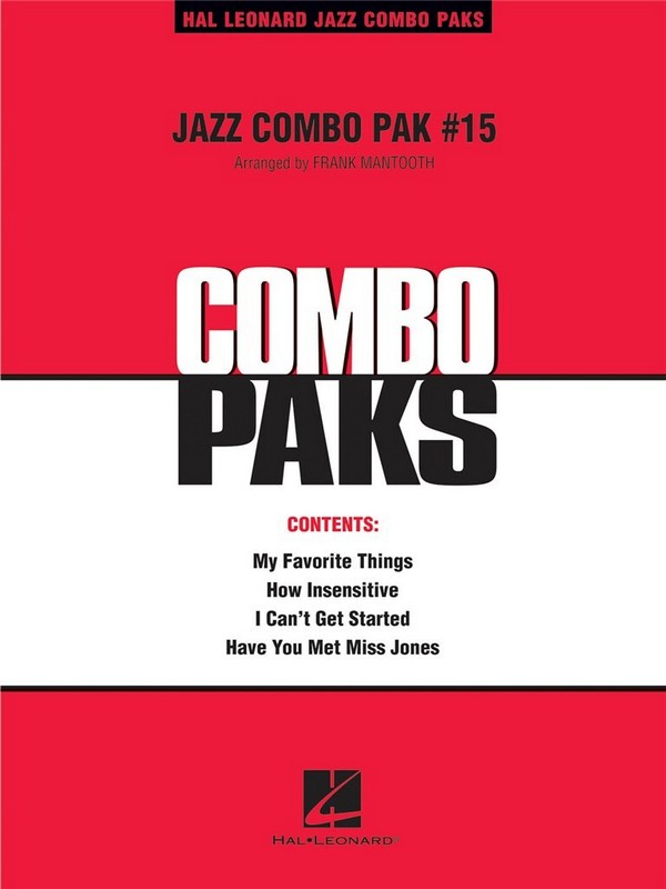 Jazz Combo Pak no.15 (+CD):