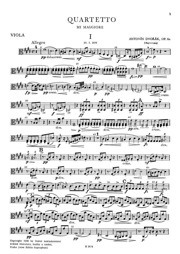 Streichquartett E-Dur Nr.8 op.80