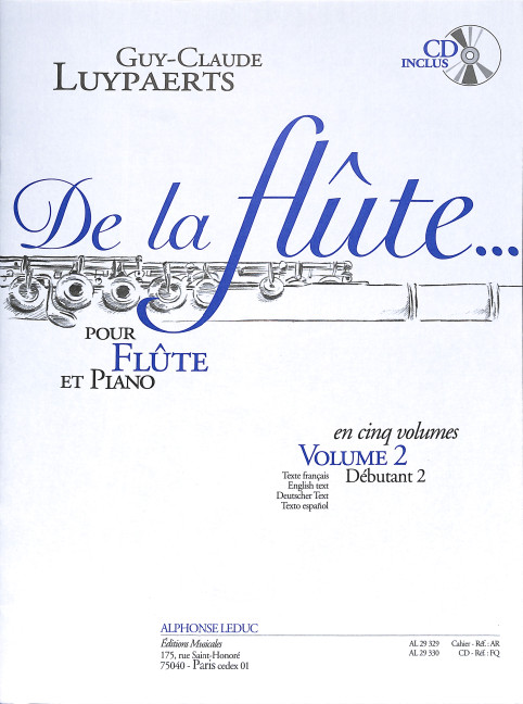 De la flûte vol.2 (+CD)