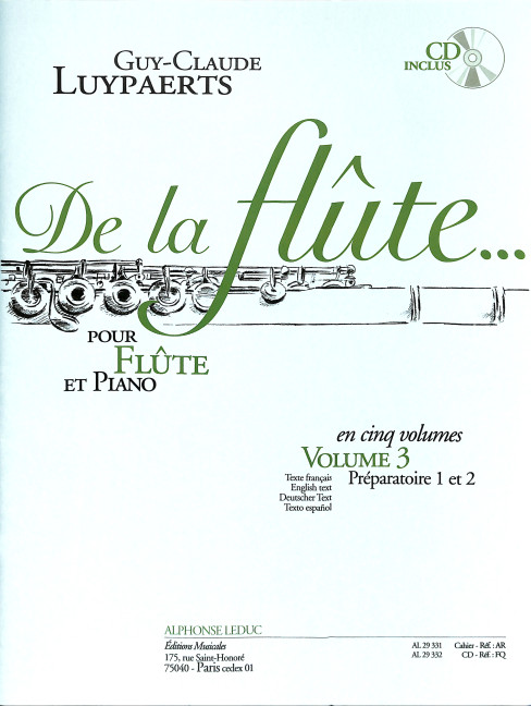 De la flûte vol.3 (+CD) pièces