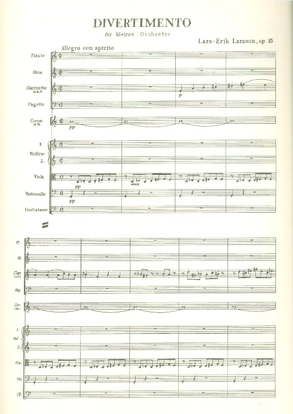 Divertimento op.15