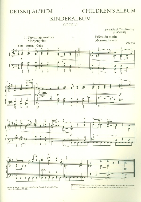 Kinderalbum op.39