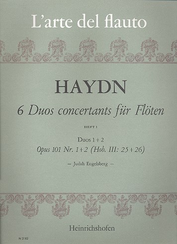 6 Duos concertants op.101 Band 1 (Nr.1-2, Hob.III:25-26 ) 