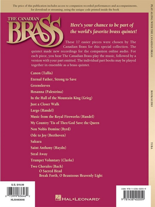 Play along with the Canadian Brass (+Audio Access)