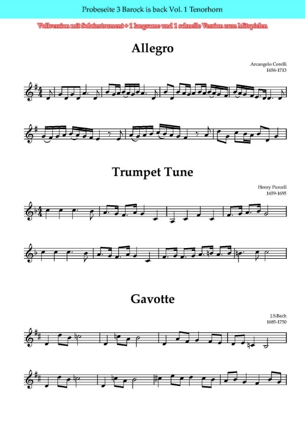 Baroque is back vol.1 (+Online Audio)