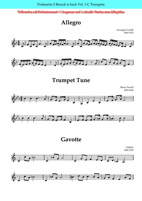 Baroque is back vol.1 (+ Online Audio)