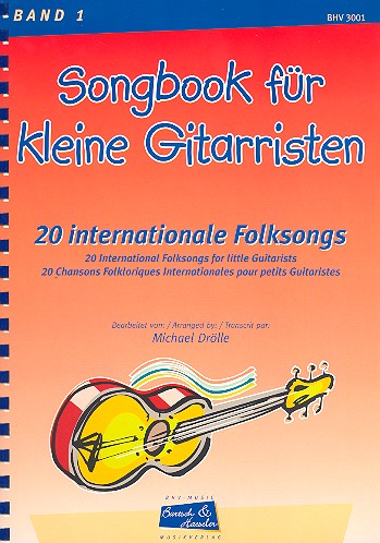 Songbook für kleine Gitarristen Band 1