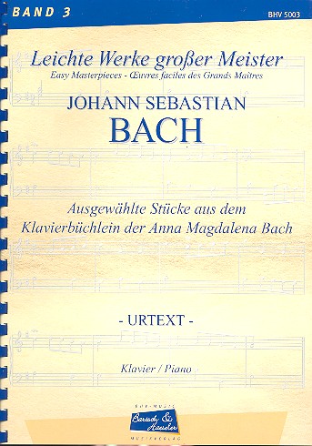Ausgewählte Stücke aus dem Klavierbüchlein der Anna Magdalena