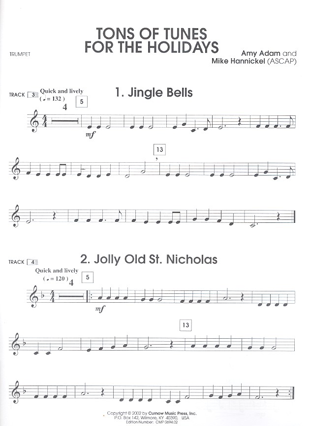 Tons of Tunes for the Holidays (+CD)