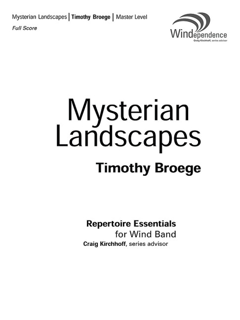 Mysterian Landscapes