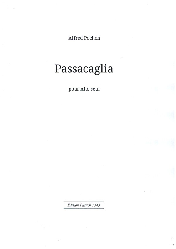 Passacaglia 
