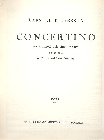 Concertino op.45,3 for
