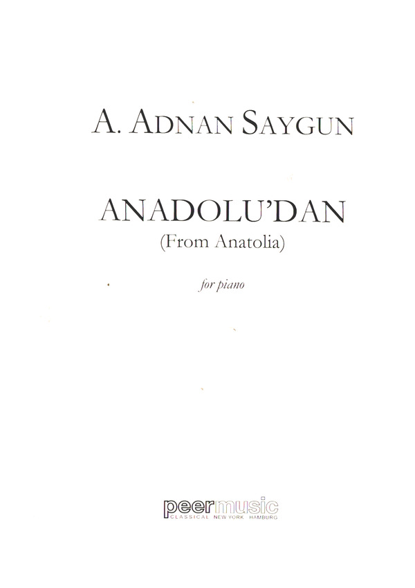Anadolu' Dan (From Anatolia)