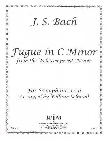 Fugue c minor from the well-tempered Clavier