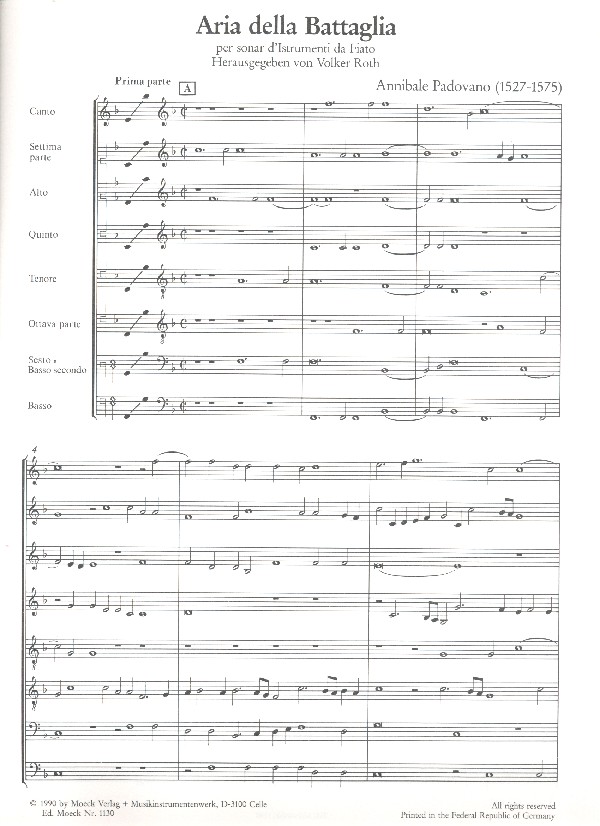 Aria della battaglia per