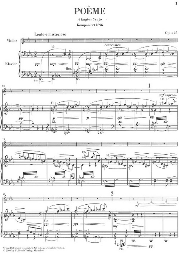 Poème op.25