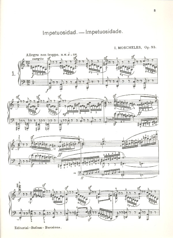 Estudios caracteristicos op.95