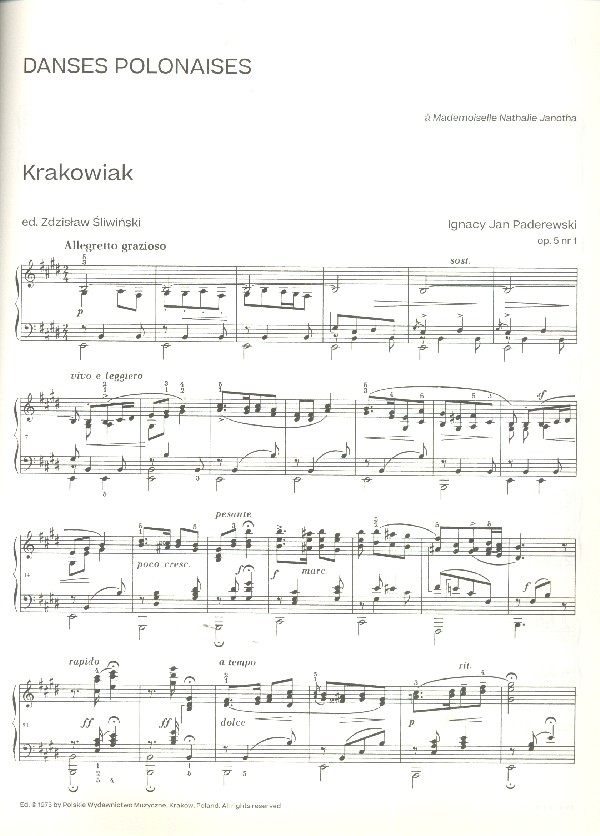 The most beautiful Paderewski