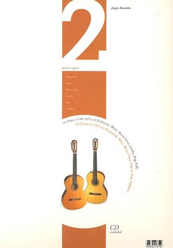 Zwei 10 Duette für 2 Gitarren (+CD)
