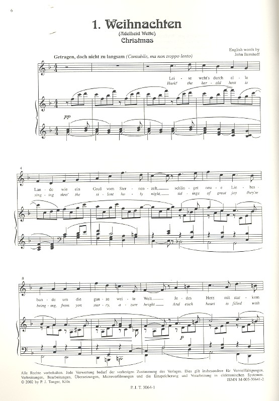 Sämtliche Lieder Band 4 - Weihnachtslieder