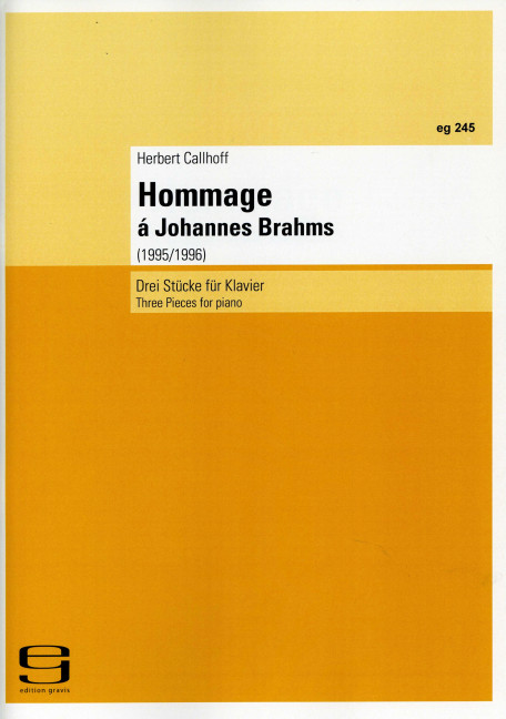 HOMMAGE A JOHANNES BRAHMS