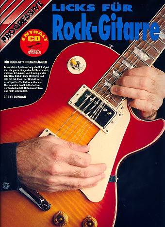 Licks für Rock-Gitarre (+CD):