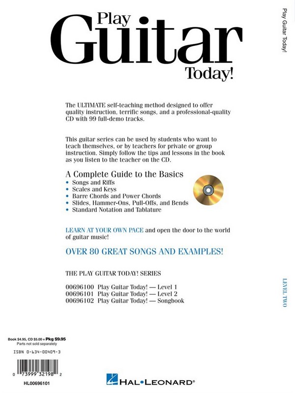 Play Guitar today Level 2 (+CD):