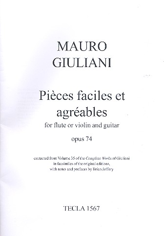 Pièces faciles et agréables op.74