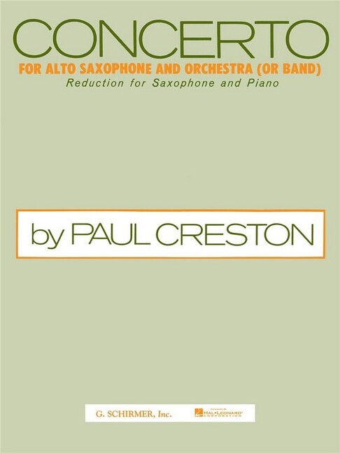 Concerto for alto sax and