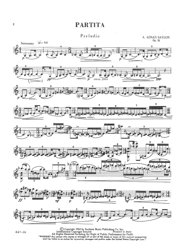Partita op.36