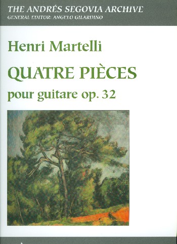 4 pièces op.32 pour guitare