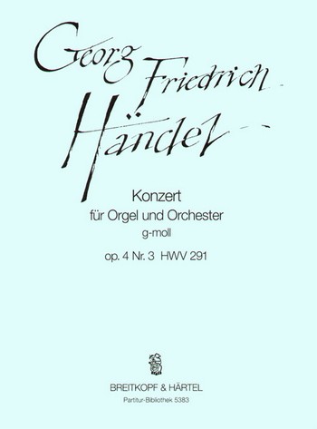 Konzert g-Moll op.4,3 HWV291