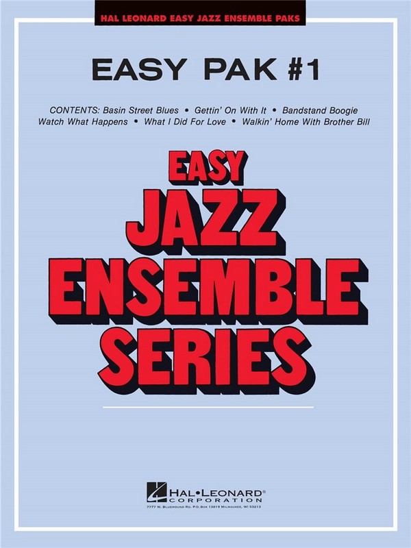 Easy Jazz Ensemble Series Pak no.1