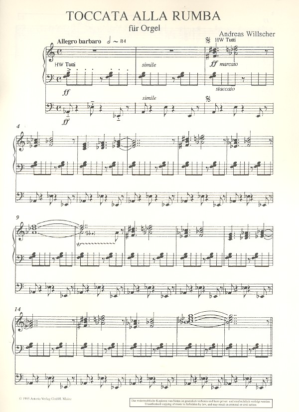 Toccata alla Rumba