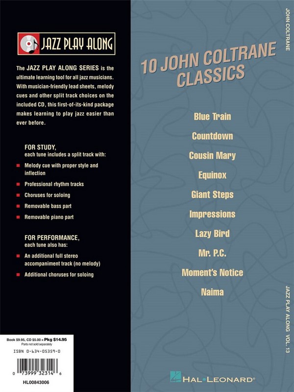 10 John Coltrane Classics (+CD):