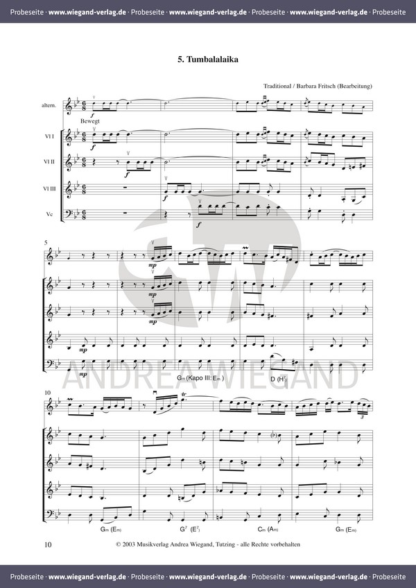 Spiel Klezmer spiel: für Streicher