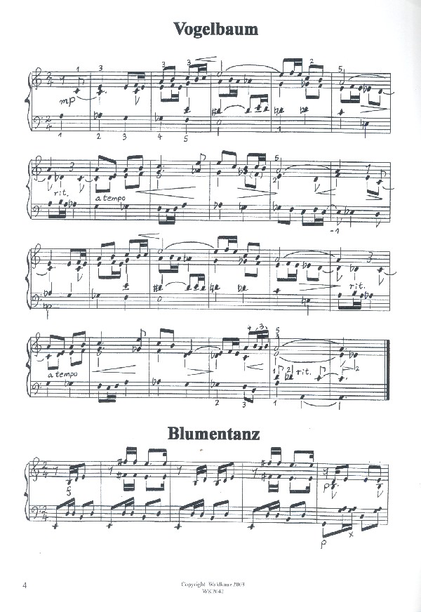 6 kleine Lieder