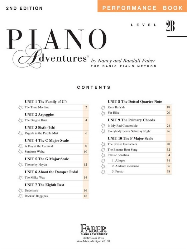 Piano Adventures Level 2b