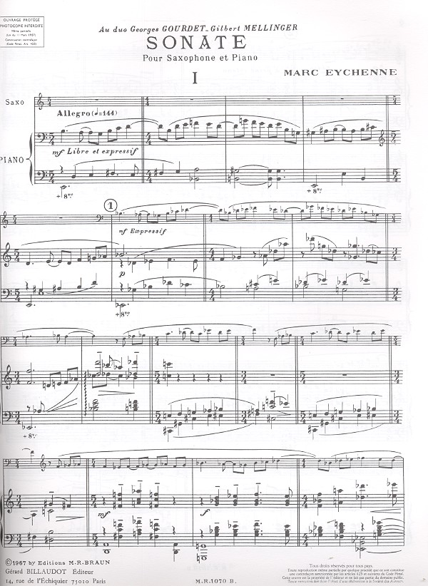 Sonate pour saxophone