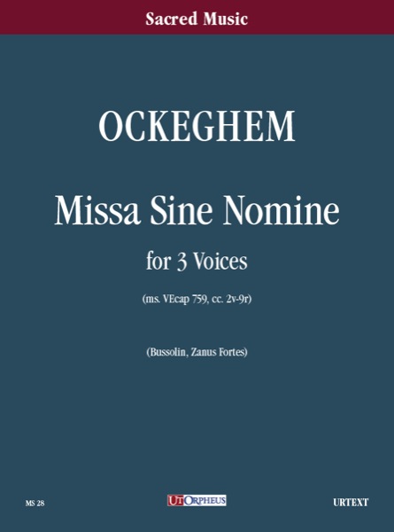 Missa Sine Nomine per 3 voci