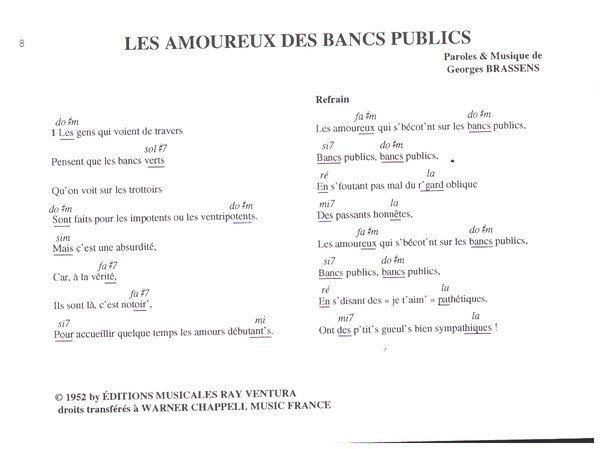 Je chante Georges Brassens vol.1: