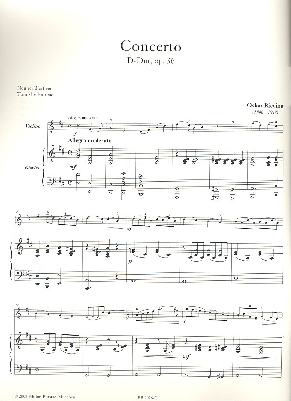 Concerto D-Dur op.36