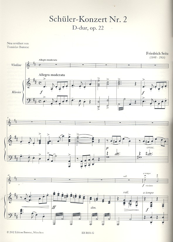 Konzert D-Dur Nr.2 op.22