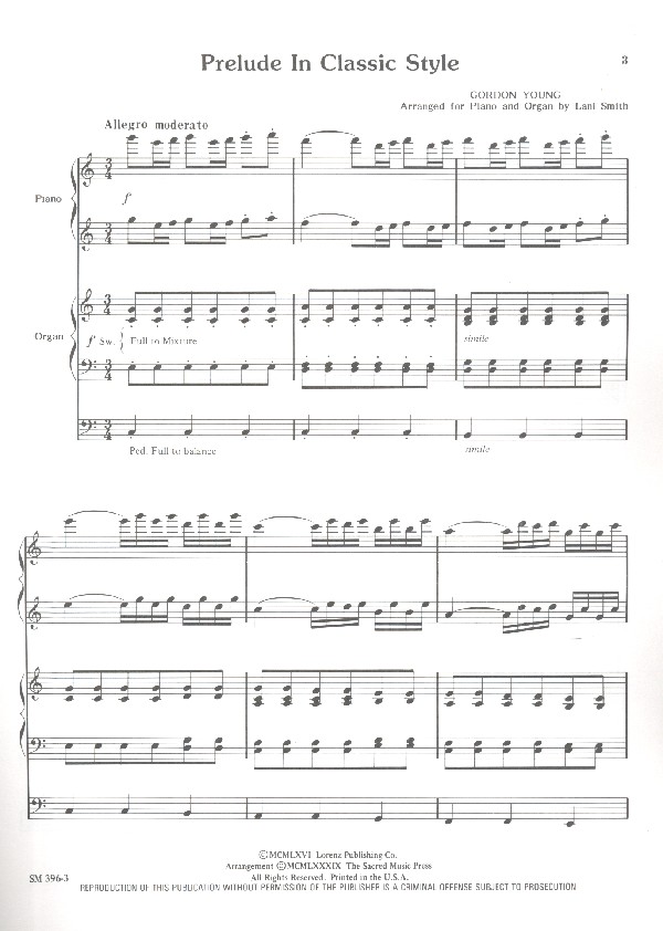 Prelude in classic Style