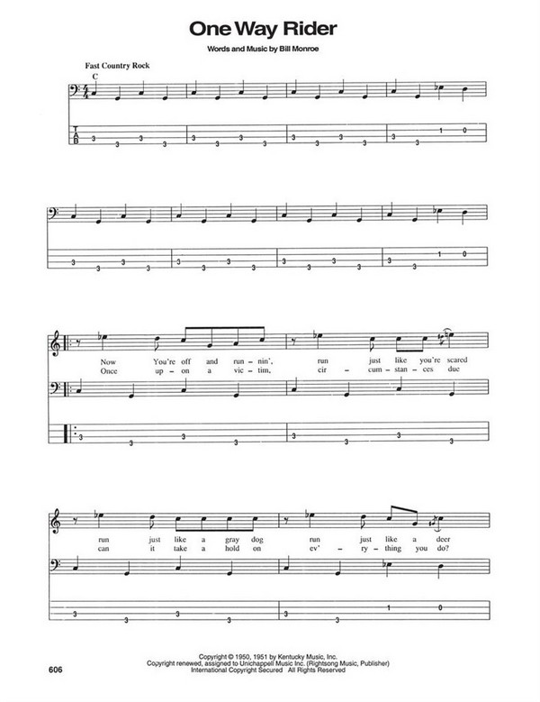 Bass Tab white Pages: