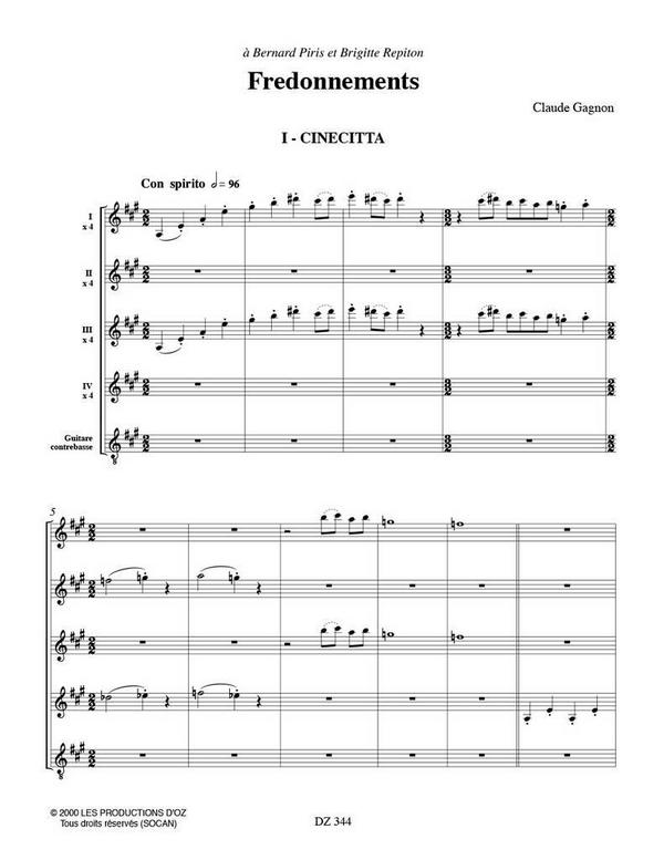 Fredonnements for guitar orchestra