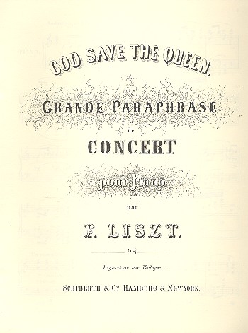 God save the Queen - Grande paraphrase de Concert