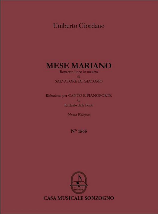 Mese Mariano Klavierauszug (it)