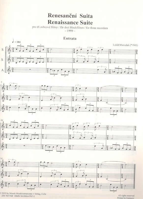 Renaissance Suite für