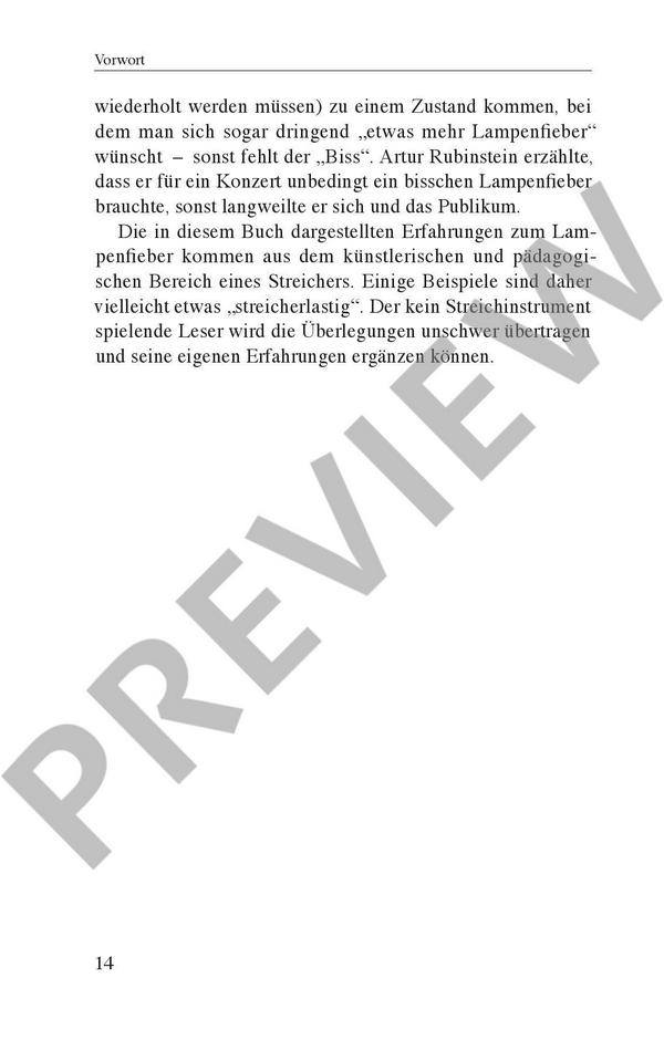 Mut zum Lampenfieber